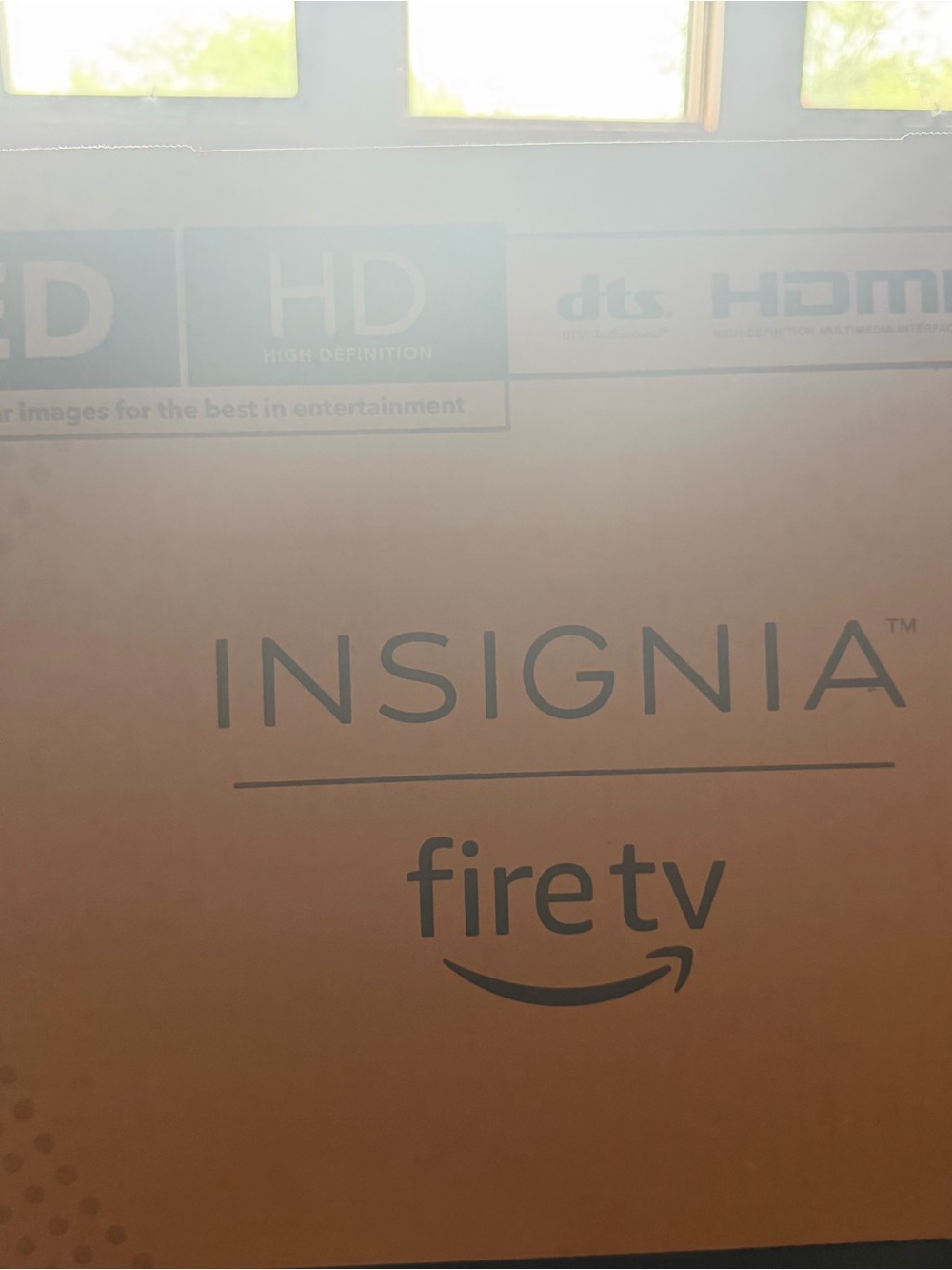 Insignia Fire TV Streaming Display in Brown - Smart Streaming TV